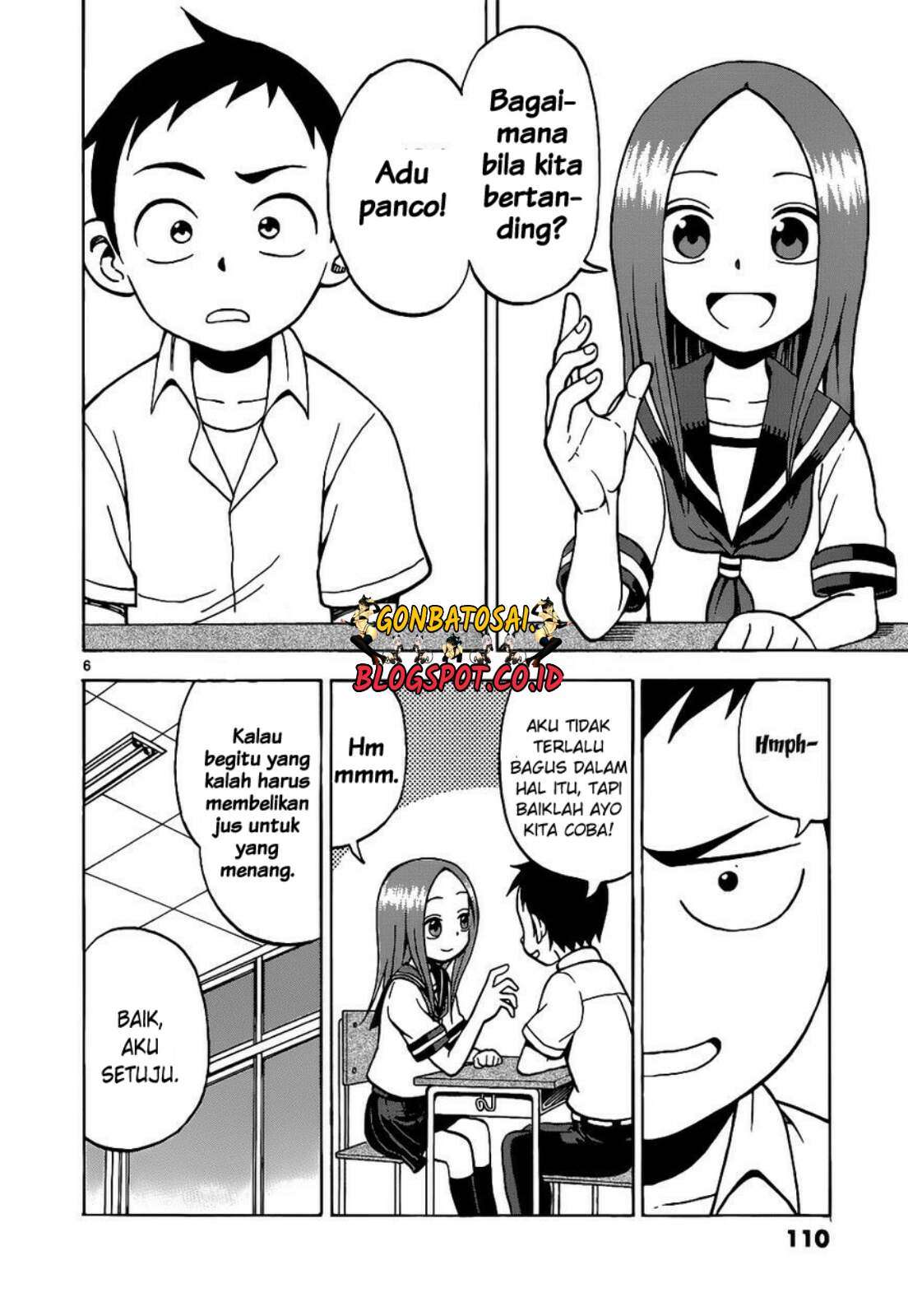 Karakai Jouzu no Takagi-san Chapter 16 Gambar 7