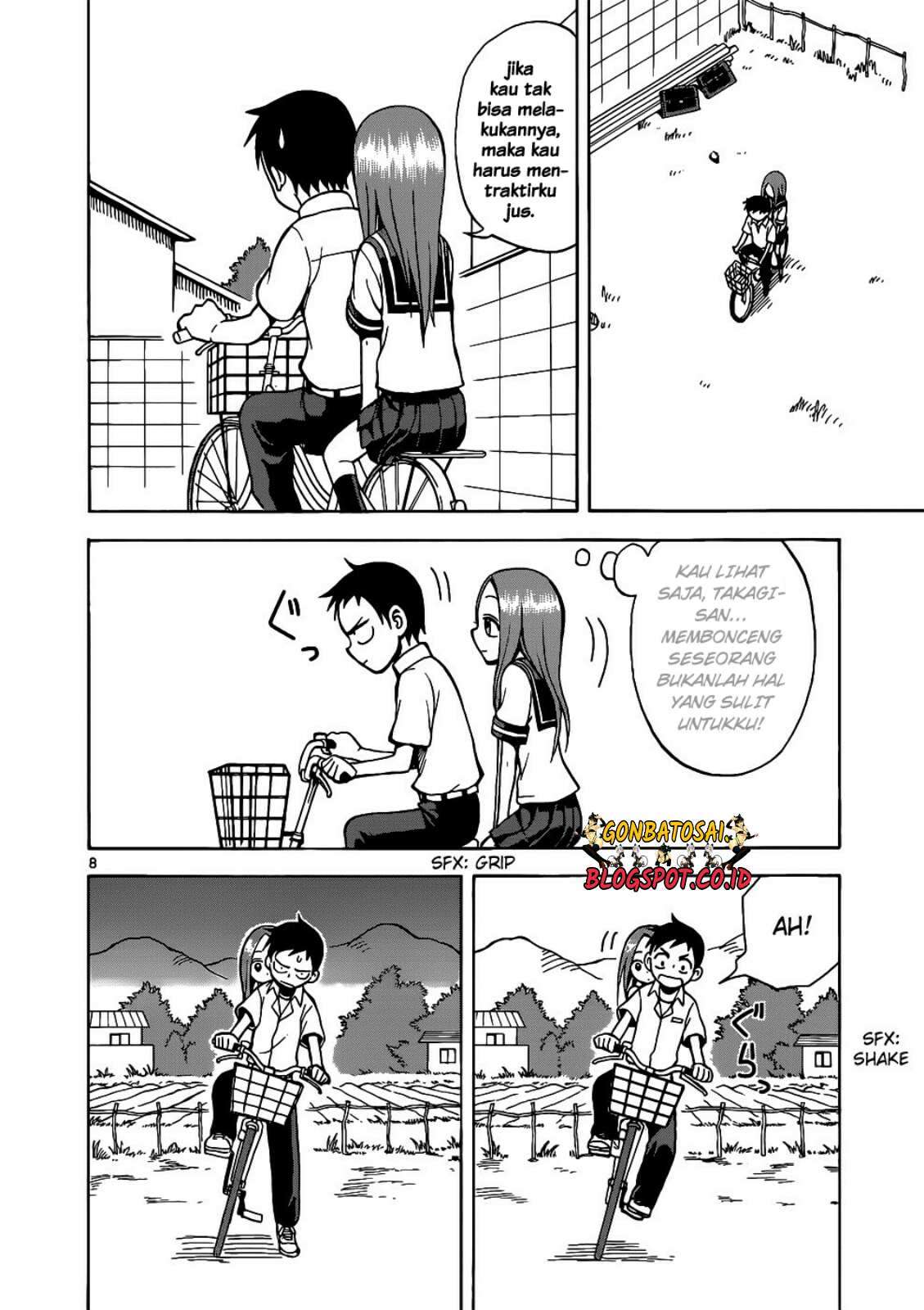 Karakai Jouzu no Takagi-san Chapter 15 Gambar 10