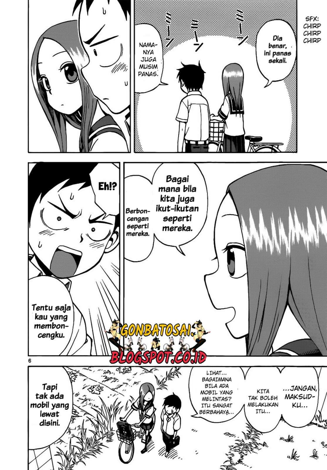 Karakai Jouzu no Takagi-san Chapter 15 Gambar 8