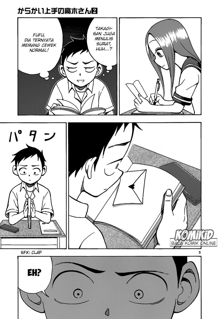 Karakai Jouzu no Takagi-san Chapter 13 Gambar 6