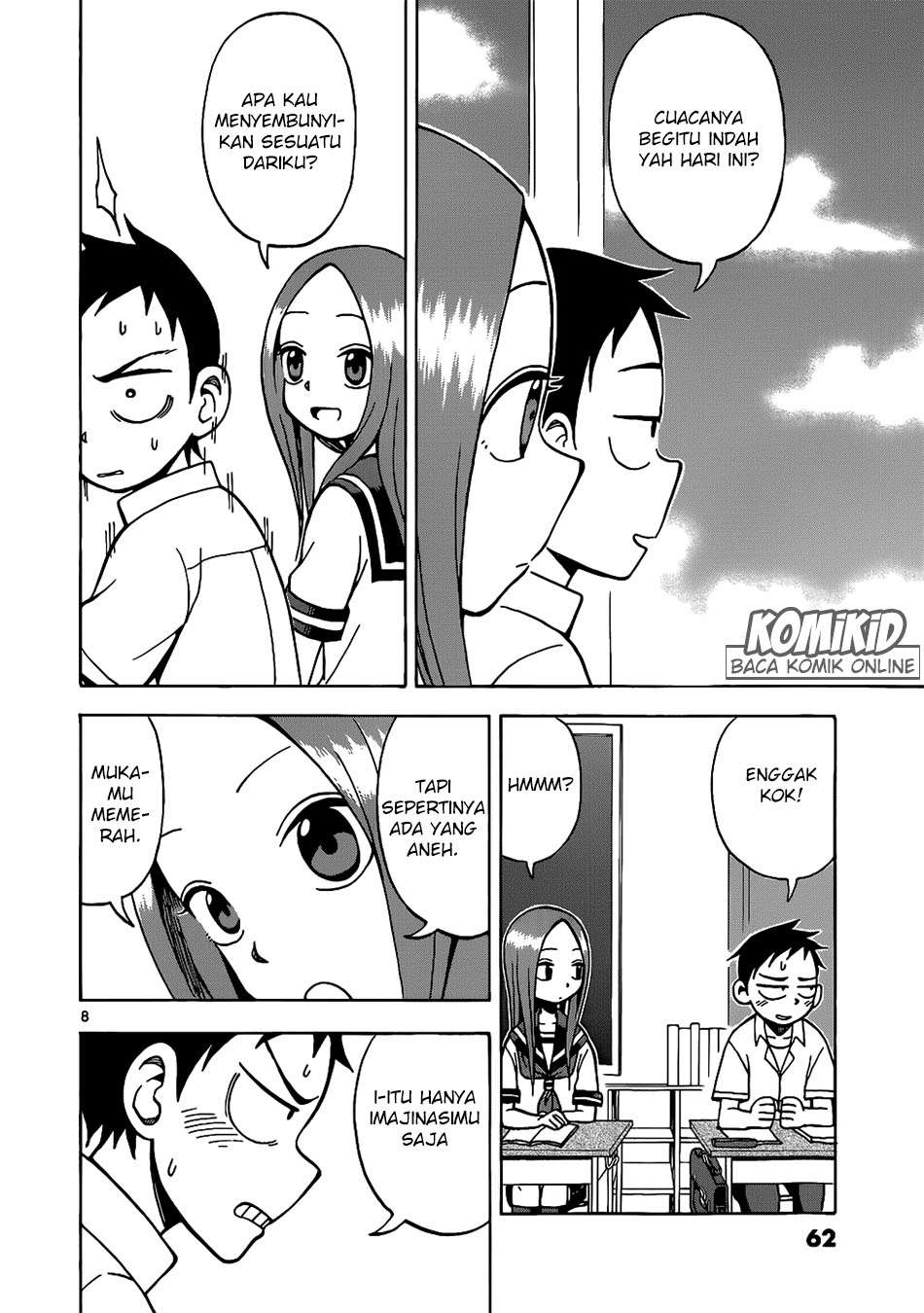 Karakai Jouzu no Takagi-san Chapter 13 Gambar 9