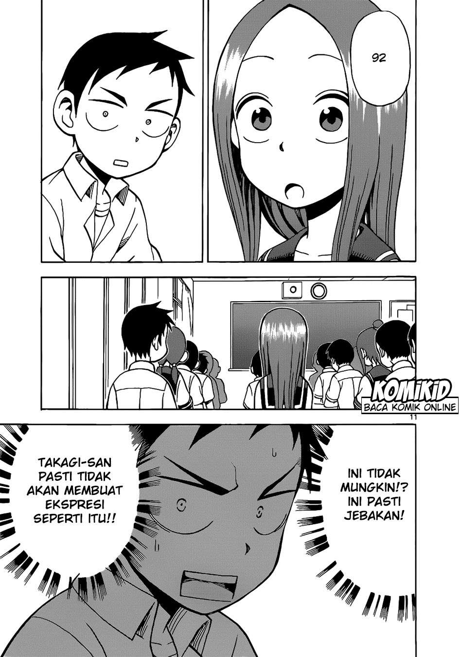 Karakai Jouzu no Takagi-san Chapter 12 Gambar 12