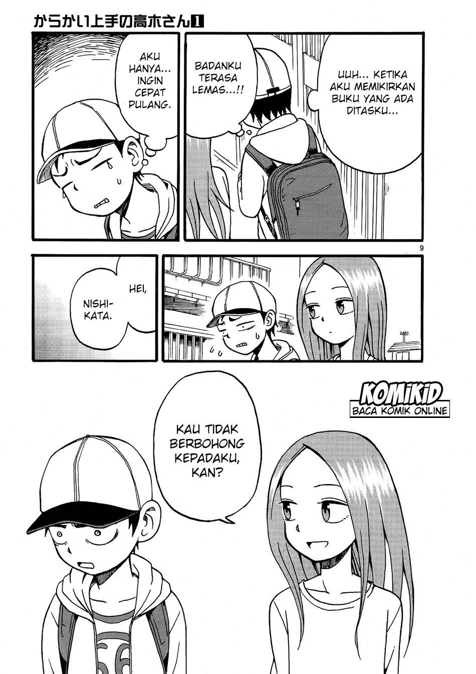 Karakai Jouzu no Takagi-san Chapter 9 Gambar 10