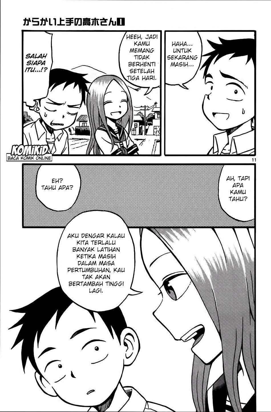 Karakai Jouzu no Takagi-san Chapter 4 Gambar 12