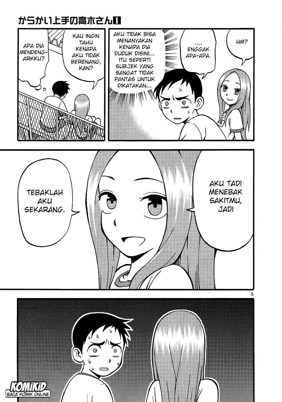 Karakai Jouzu no Takagi-san Chapter 2 Gambar 6