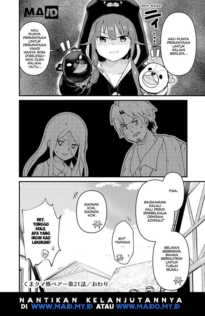 Kuma Kuma Kuma Bear Chapter 21 Gambar 20