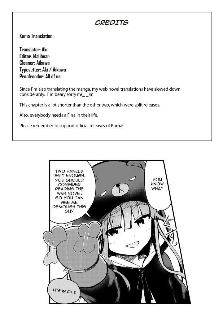 Kuma Kuma Kuma Bear Chapter 5 Gambar 19