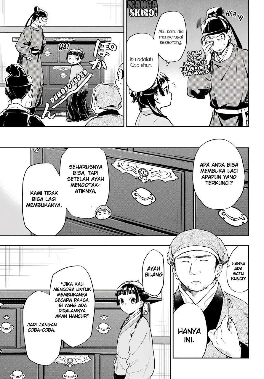Kusuriya no Hitorigoto Chapter 26 Gambar 23