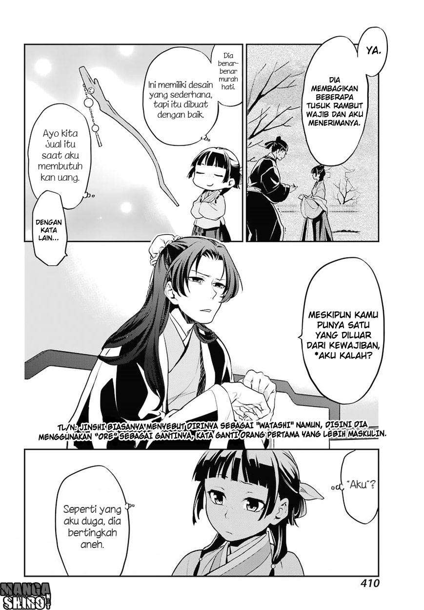 Kusuriya no Hitorigoto Chapter 13 Gambar 12