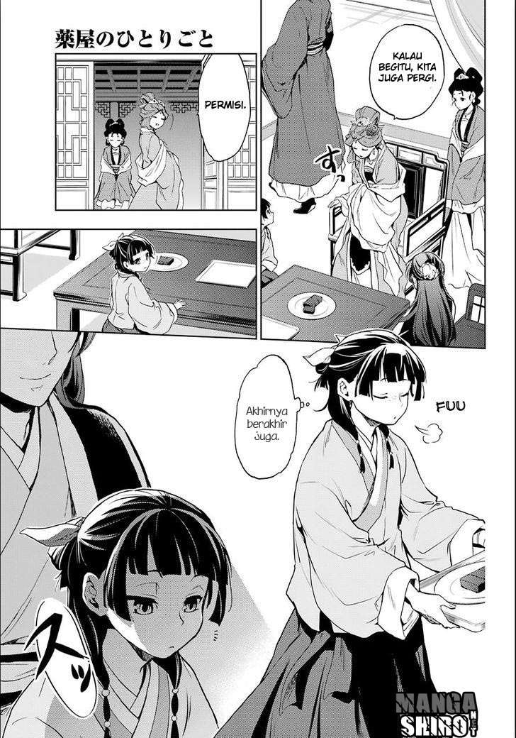 Kusuriya no Hitorigoto Chapter 3 Gambar 39