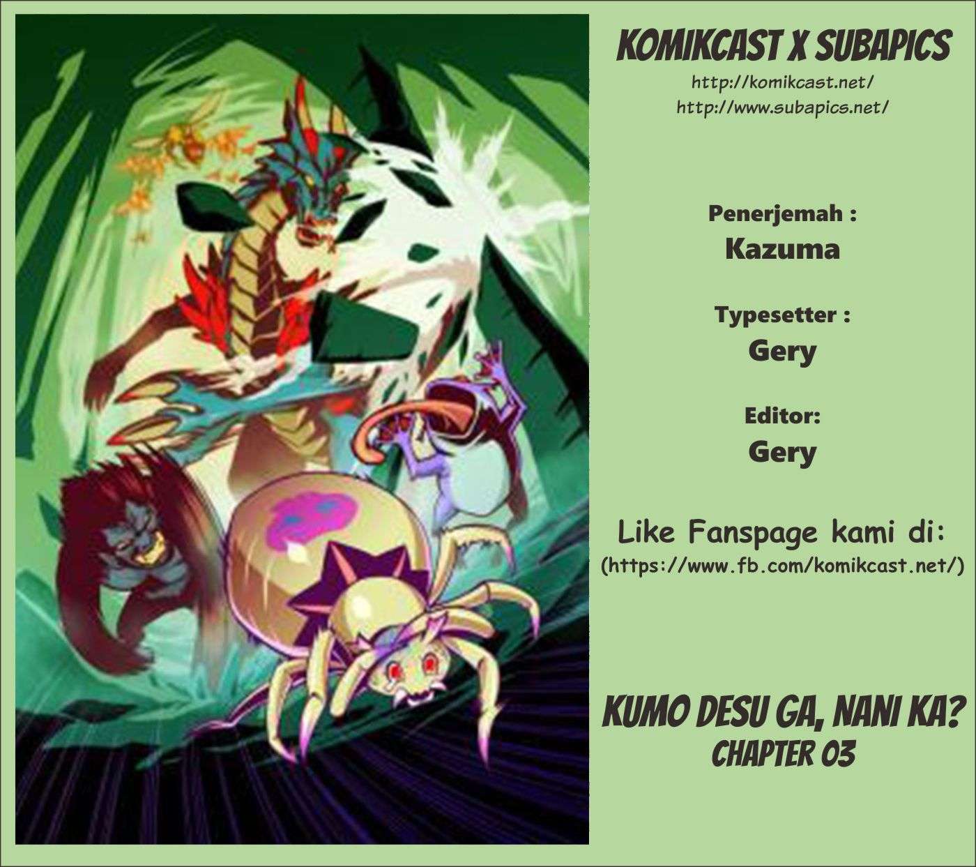 Baca Komik Kumo desu ga, Nani ka? Chapter 3 Gambar 1