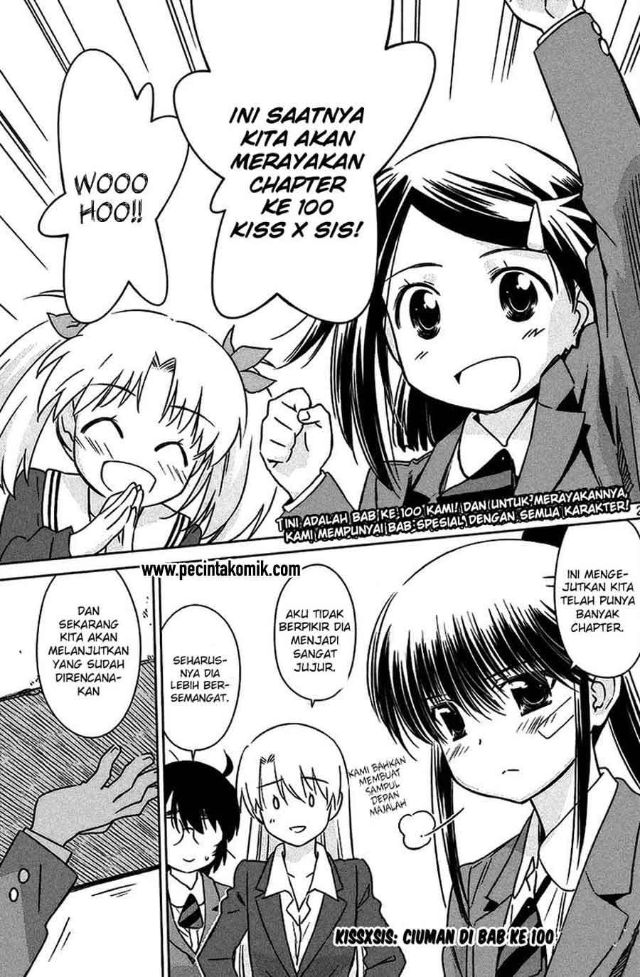 Baca Kiss x Sis Chapter 100 Gambar 2