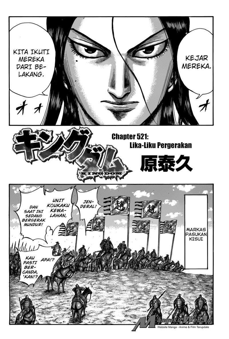 Kingdom Chapter 521 Gambar 3