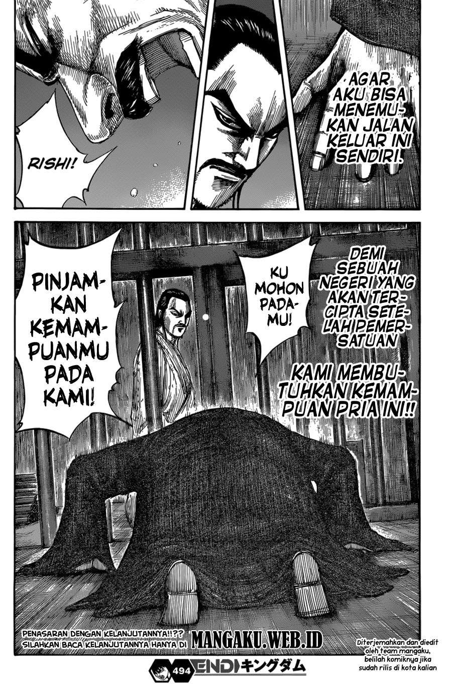 Kingdom Chapter 494 Gambar 19