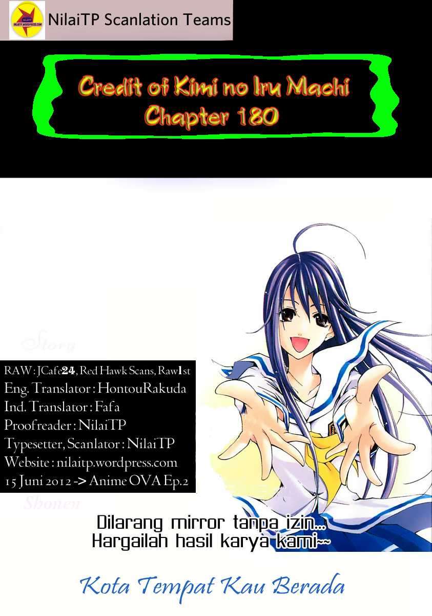 Kimi no Iru Machi Chapter 180 Gambar 6