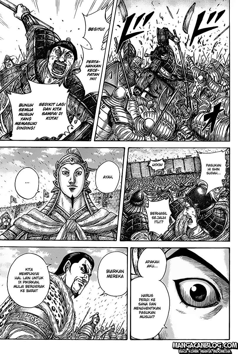 Kingdom Chapter 421 Gambar 10