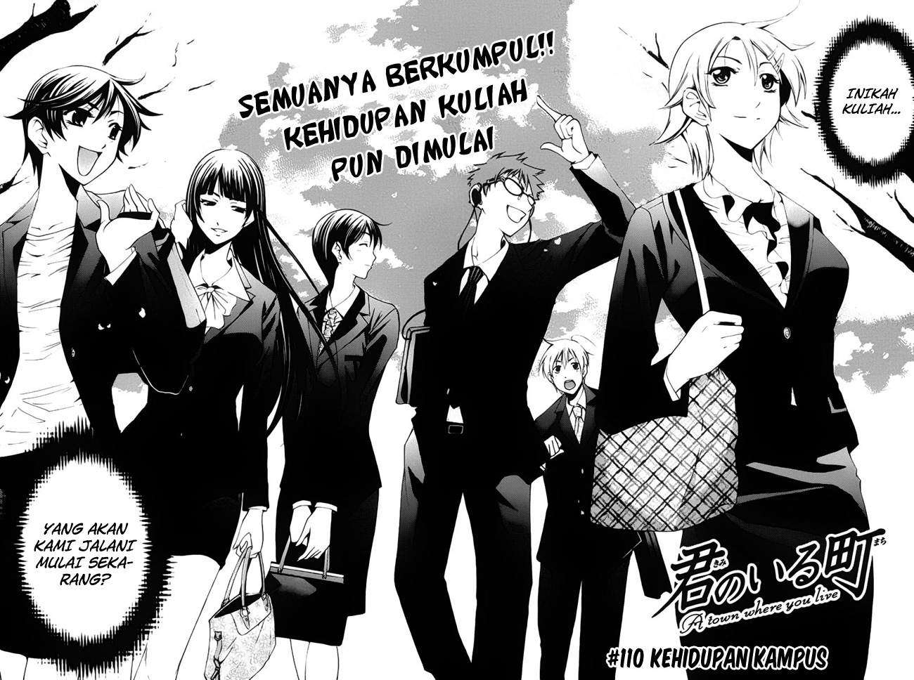 Baca Manga Kimi no Iru Machi Chapter 110 Gambar 2