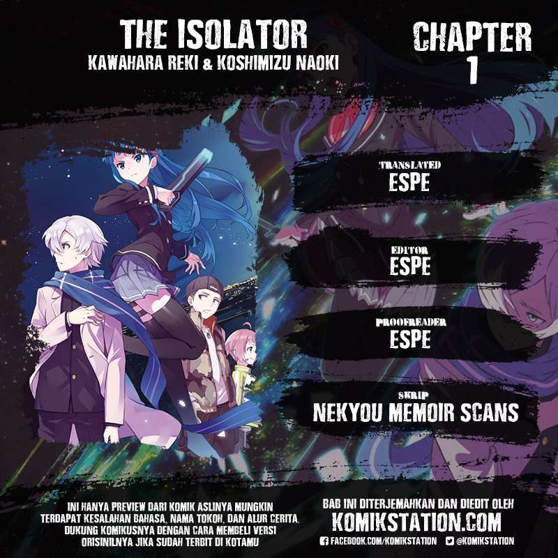 Baca Komik The Isolator: Realization of Absolute Solitude Chapter 1 Gambar 1