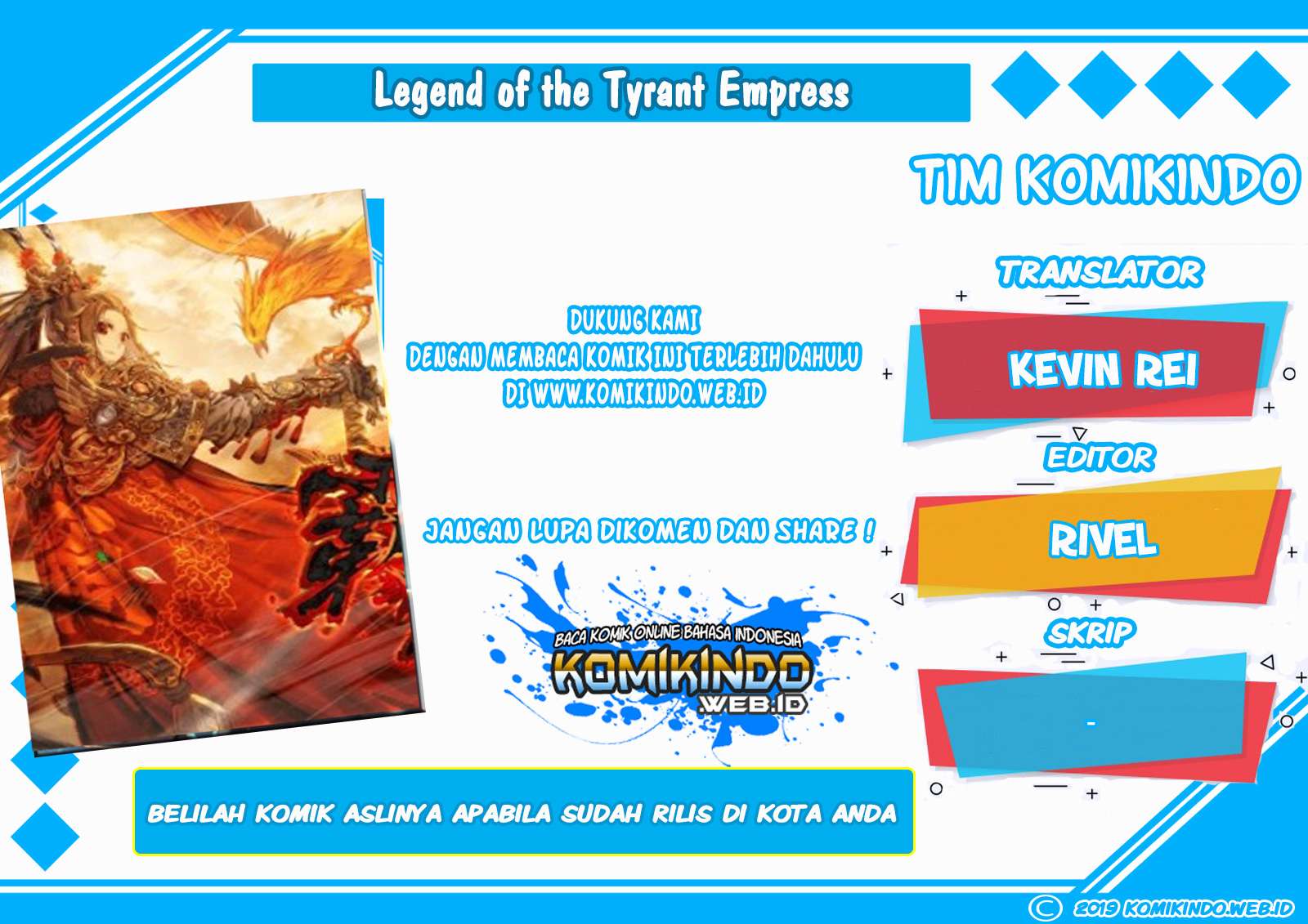 Baca Komik Legend of the Tyrant Empress Chapter 1 Gambar 1