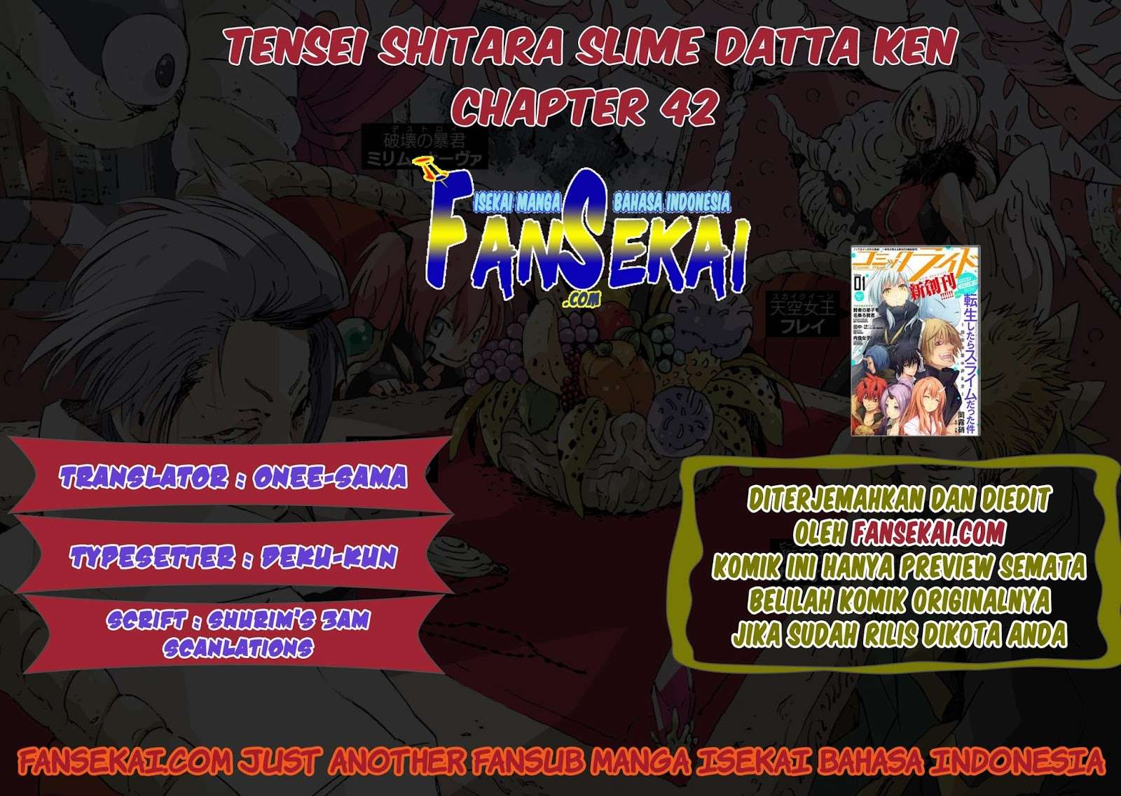 Baca Komik Tensei Shitara Slime Datta Ken Chapter 42 Gambar 1