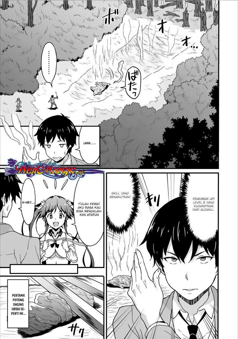 Taberu dake de Level-Up! Damegami to Issho ni Isekai Musou Chapter 3 Gambar 6