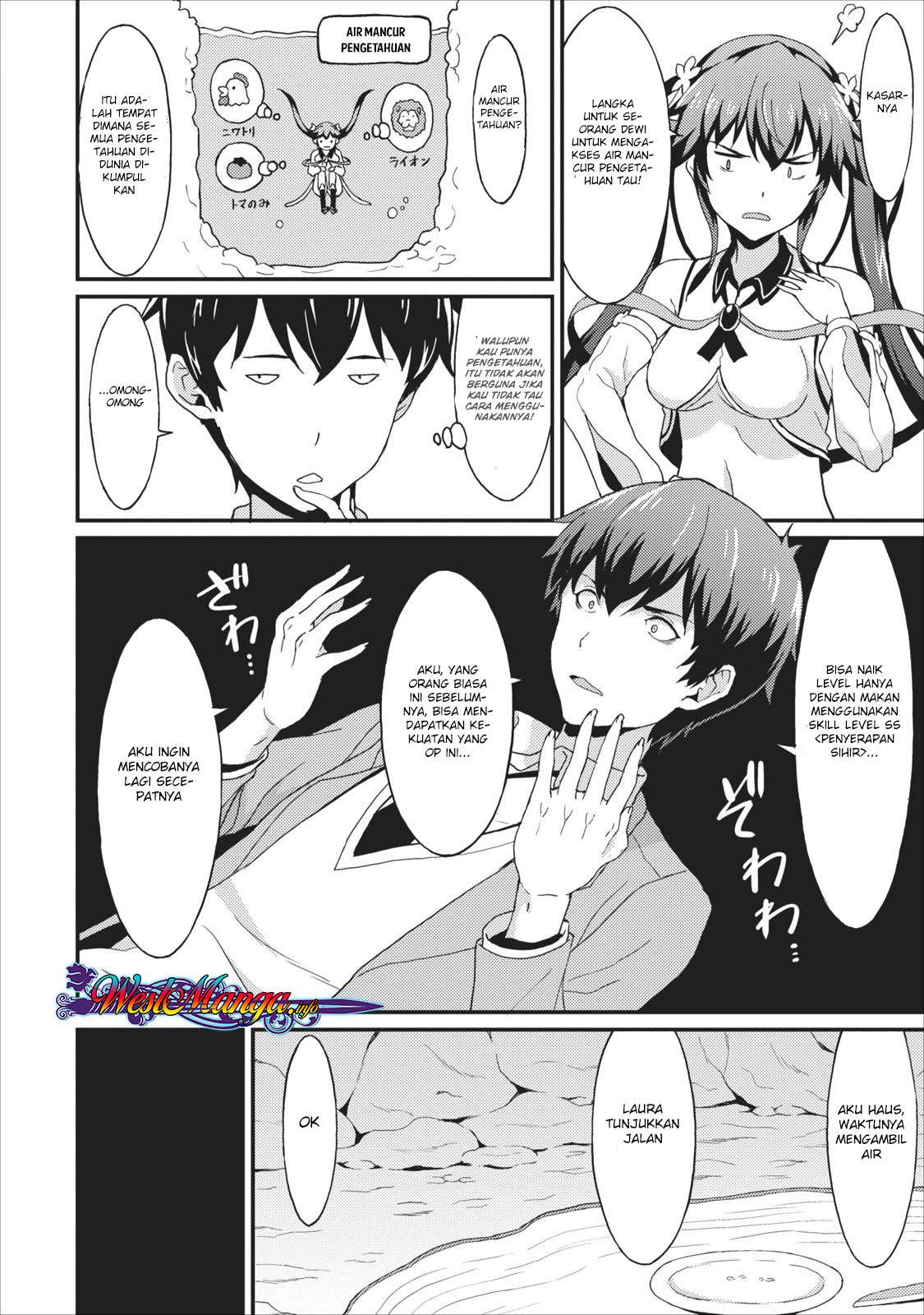 Taberu dake de Level-Up! Damegami to Issho ni Isekai Musou Chapter 1 Gambar 28