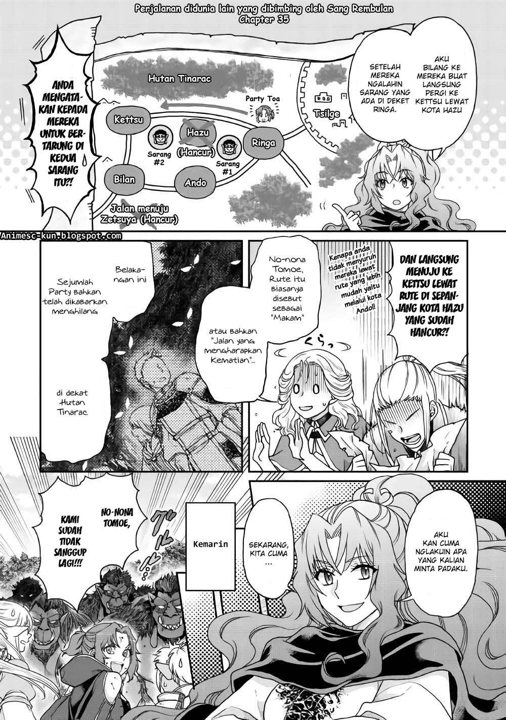 Tsuki ga Michibiku Isekai Douchuu Chapter 35 Gambar 3