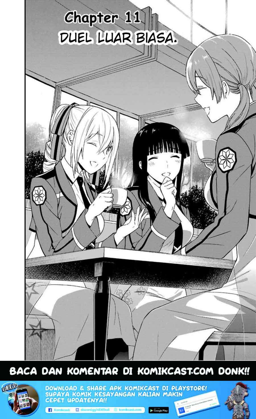 Baca  Mahouka Koukou no Rettousei – Raihousha-hen Chapter 11 Gambar 2