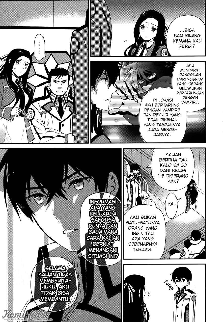 Mahouka Koukou no Rettousei – Raihousha-hen Chapter 8 Gambar 21