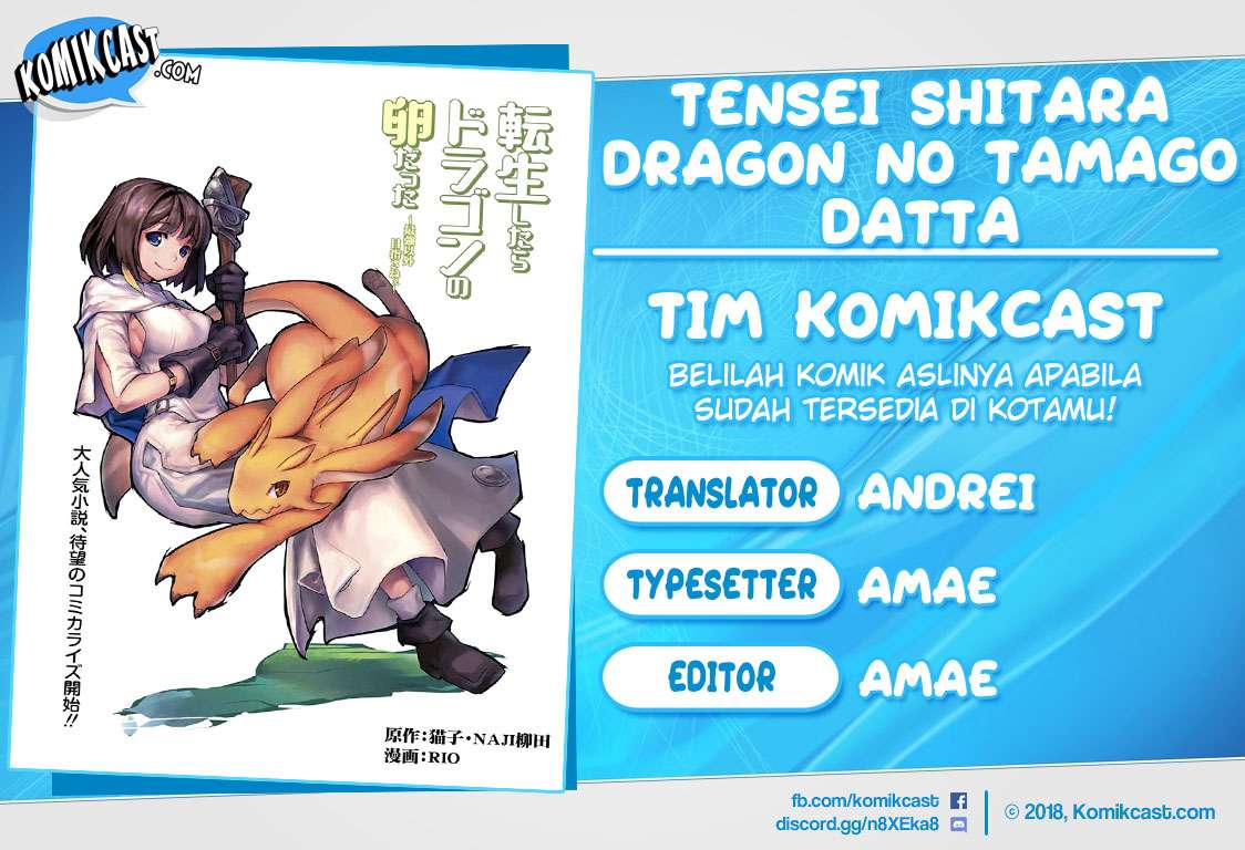 Baca Komik Tensei shitara Dragon no Tamago datta: Saikyou Igai Mezasanee Chapter 9 Gambar 1