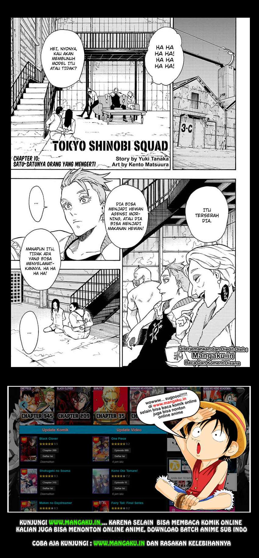 Baca Tokyo Shinobi Squad Chapter 10 Gambar 2