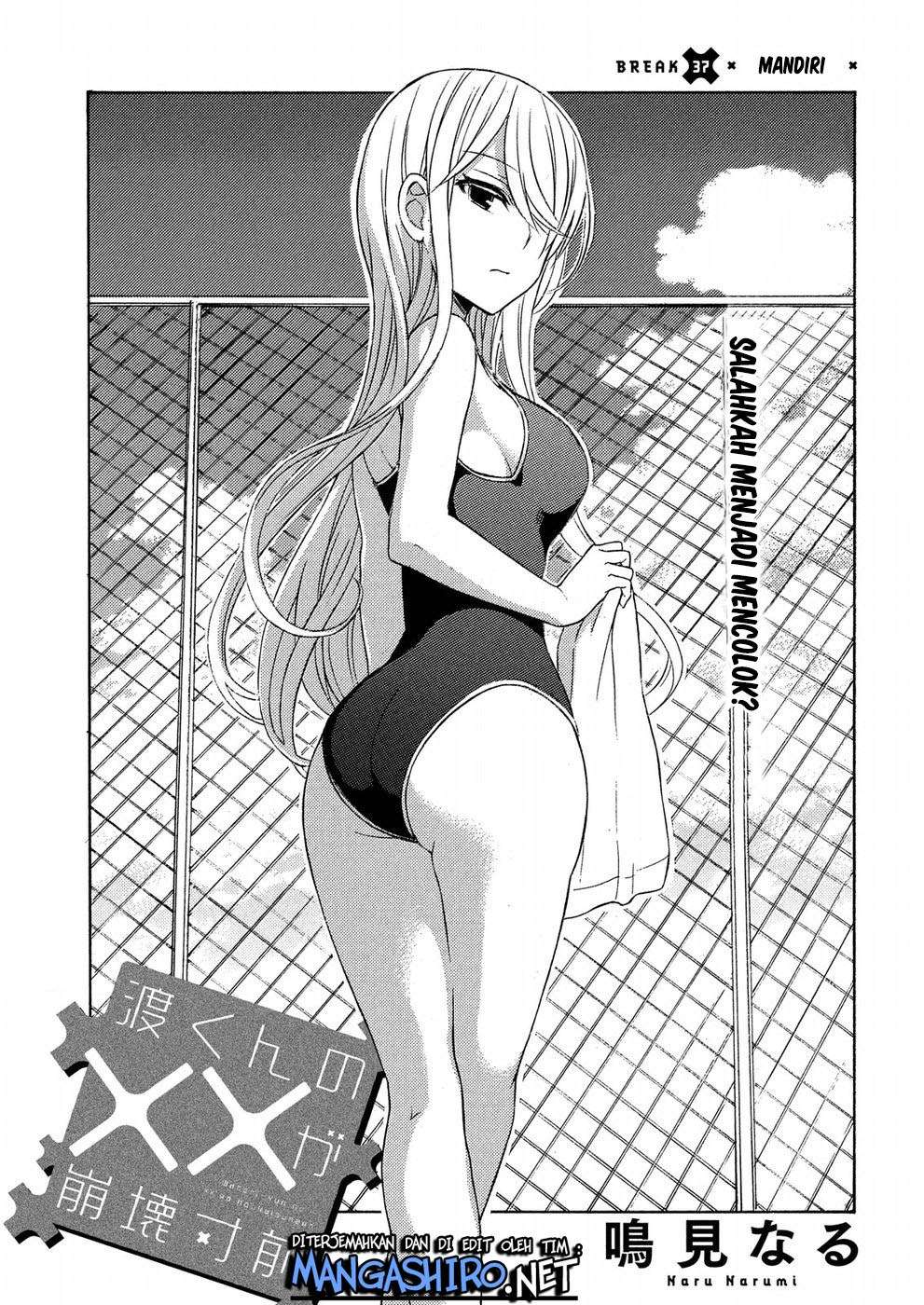 Baca Watari-kun no xx ga Houkai Sunzen Chapter 37 Gambar 2