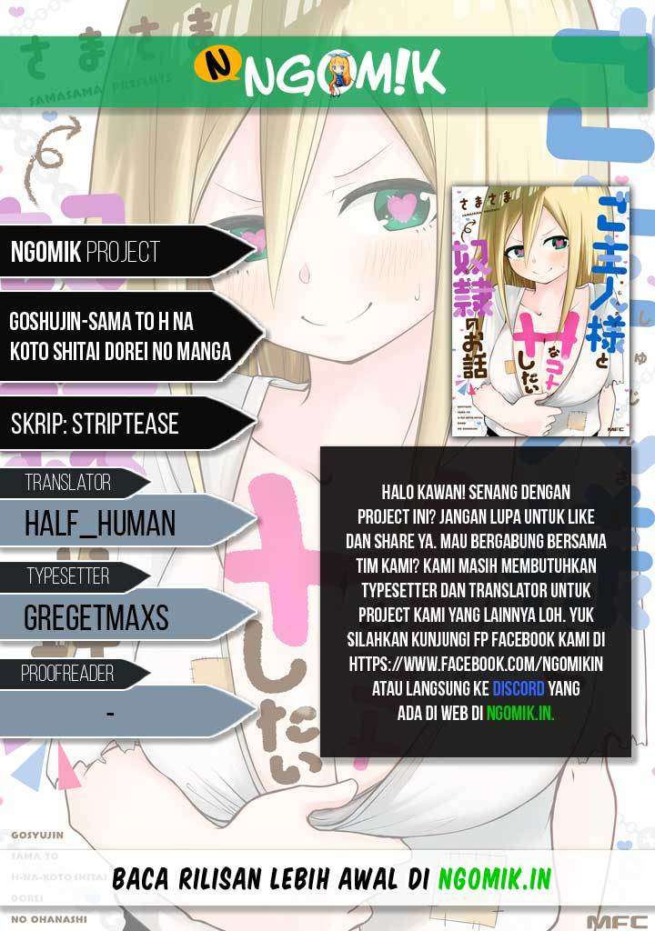 Baca Komik Goshujin-sama to H na Koto shitai Dorei no Ohanashi Chapter 6 Gambar 1