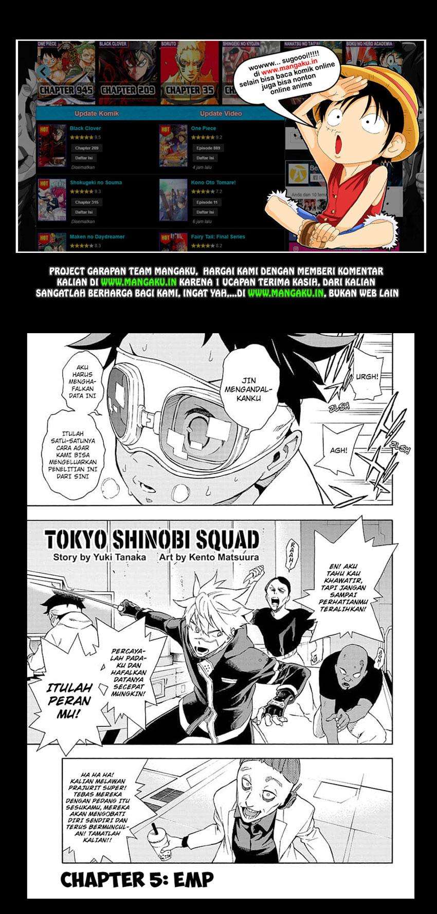 Baca Tokyo Shinobi Squad Chapter 5 Gambar 2