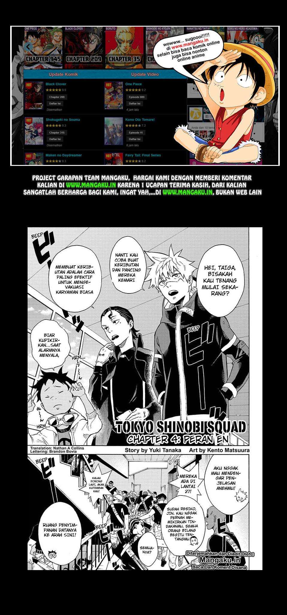 Baca  Tokyo Shinobi Squad Chapter 4 Gambar 2