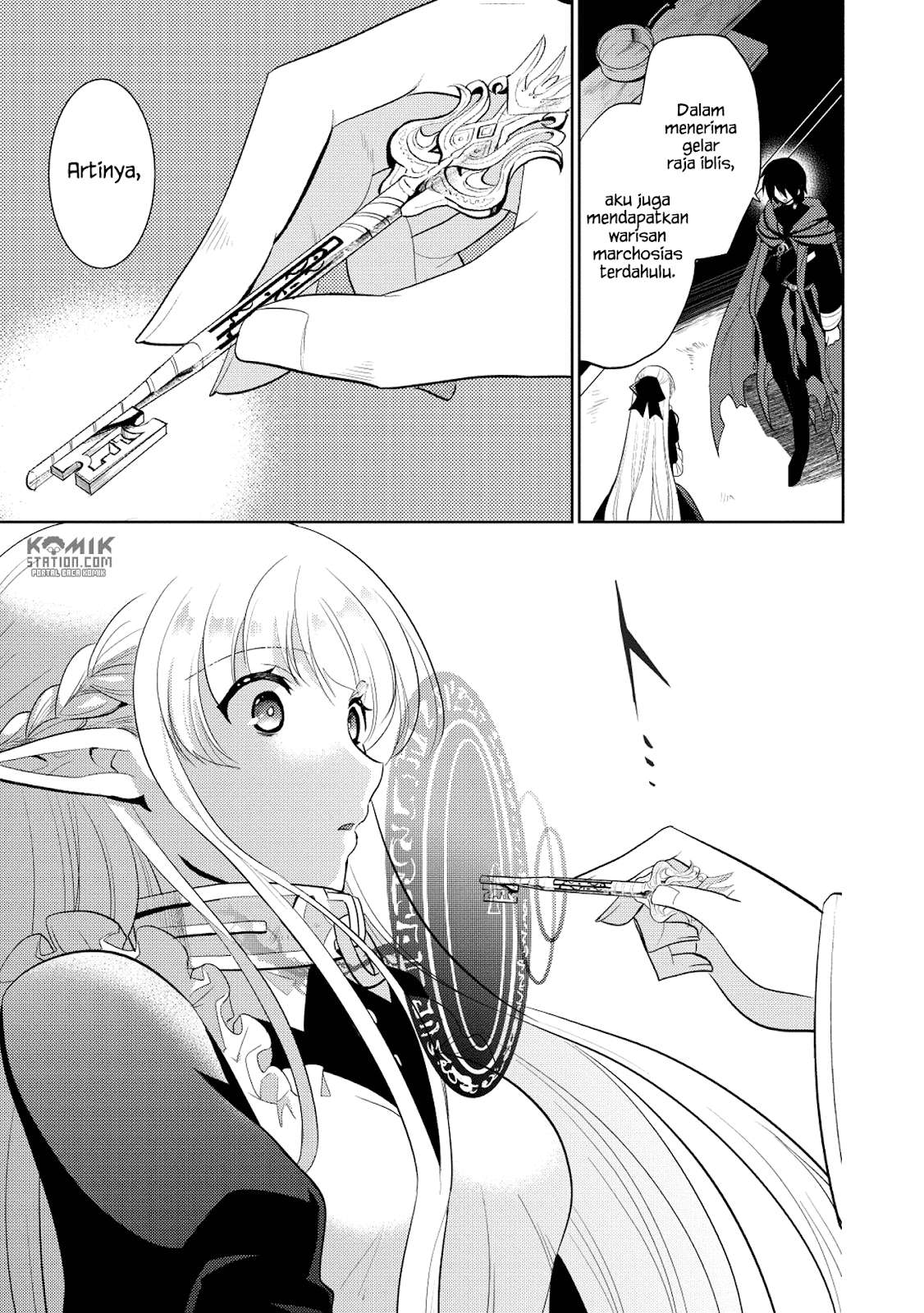 Maou no Ore ga Dorei Elf wo Yome ni Shitanda ga, Dou Medereba Ii? Chapter 9 Gambar 27