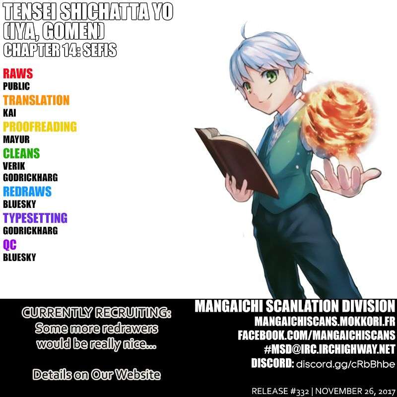 Baca Tenseishichatta yo (Iya, Gomen) Chapter 14 Gambar 2