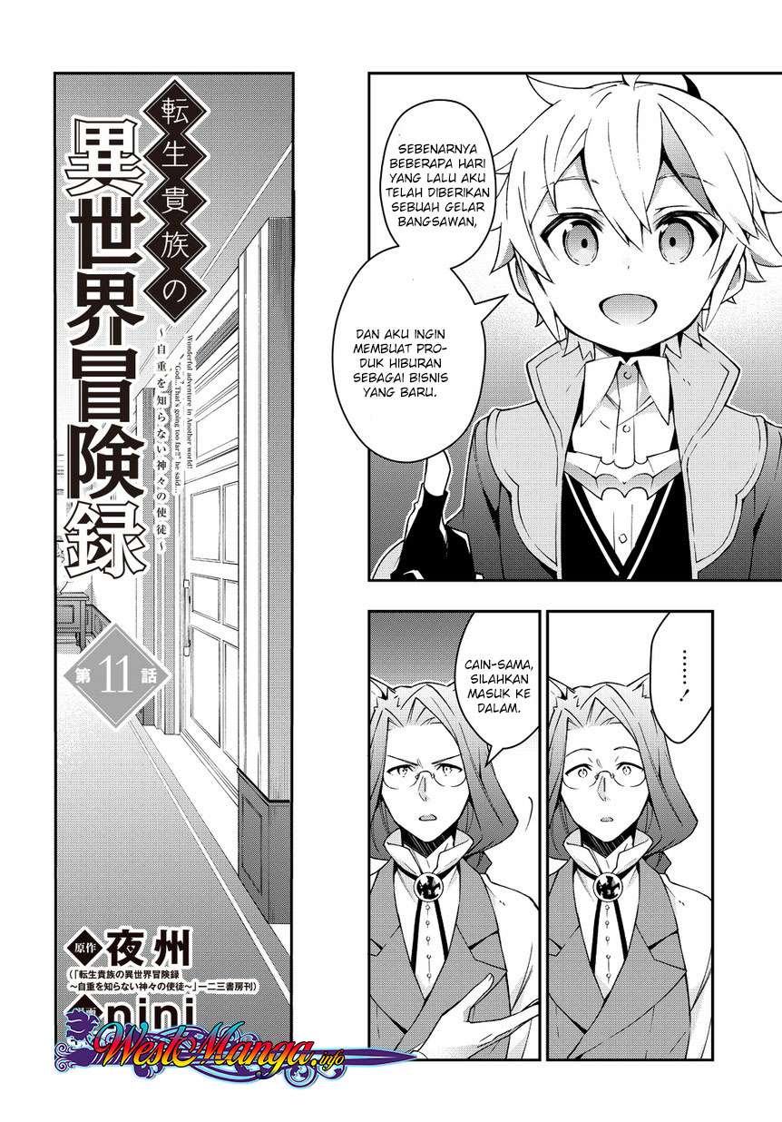 Tensei Kizoku no Isekai Boukenroku ~Jichou wo Shiranai Kamigami no Shit Chapter 11 Gambar 3