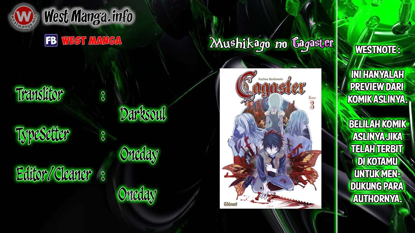 Baca Mushikago no Cagaster Chapter 3 Gambar 2