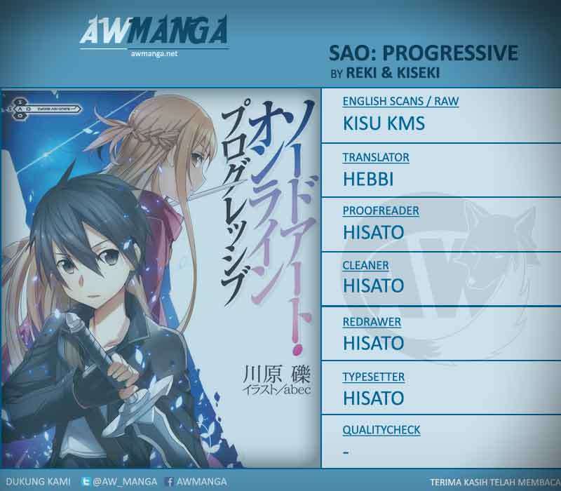 Baca Komik Sword Art Online – Progressive Chapter 7 Gambar 1