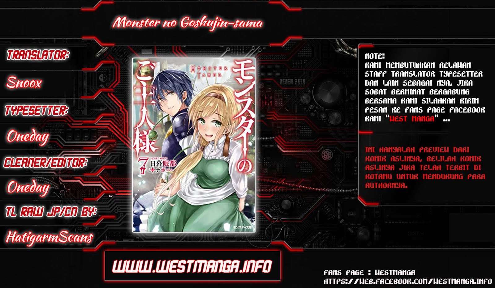 Baca Komik Monster no Goshujin-sama Chapter 4 Gambar 1