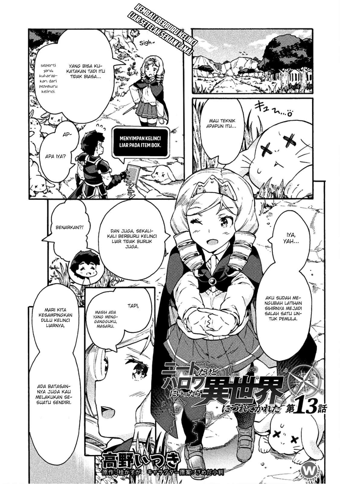 Baca Komik NEET dakedo Hello Work ni Ittara Isekai ni Tsuretekareta Chapter 13 Gambar 1