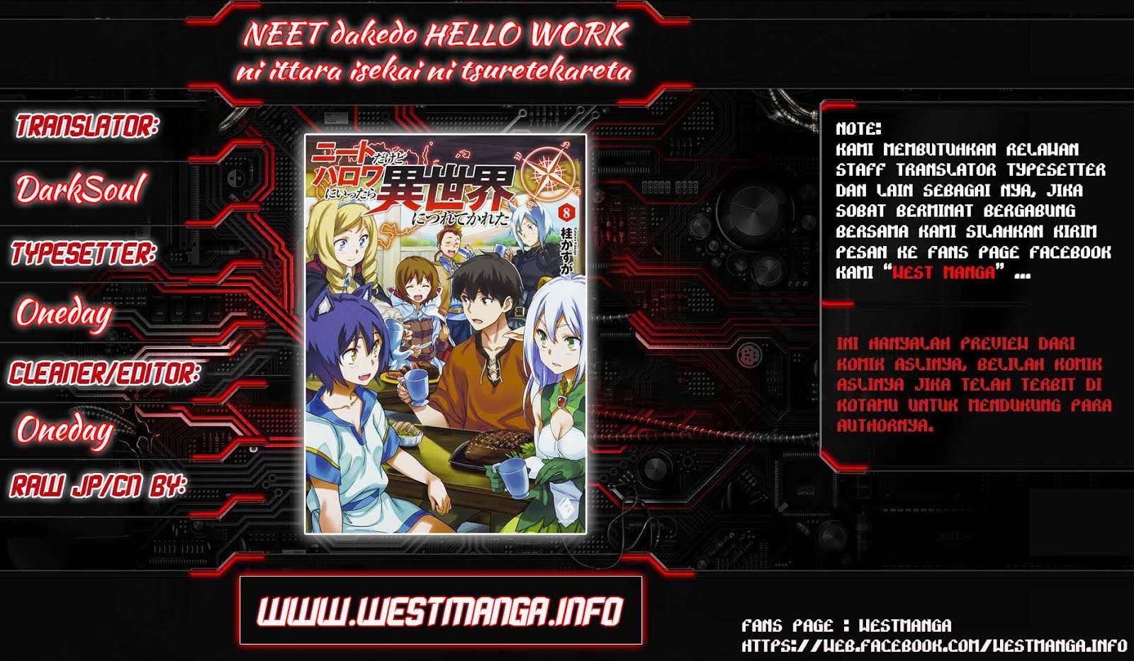 Baca Komik NEET dakedo Hello Work ni Ittara Isekai ni Tsuretekareta Chapter 7 Gambar 1