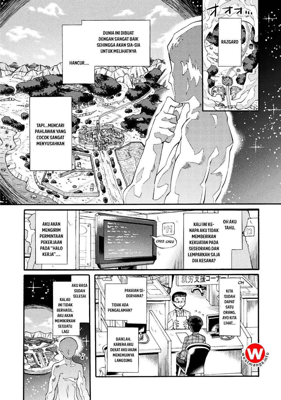NEET dakedo Hello Work ni Ittara Isekai ni Tsuretekareta Chapter 1 Gambar 3
