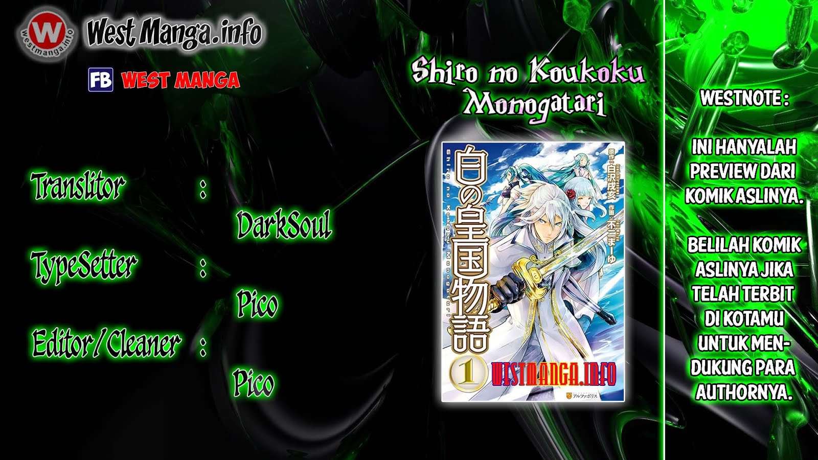 Baca Komik Shiro no Koukoku Monogatari Chapter 43 Gambar 1