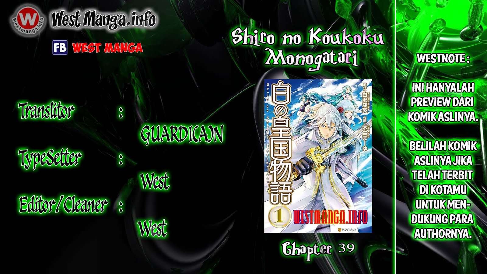 Baca Komik Shiro no Koukoku Monogatari Chapter 39 Gambar 1