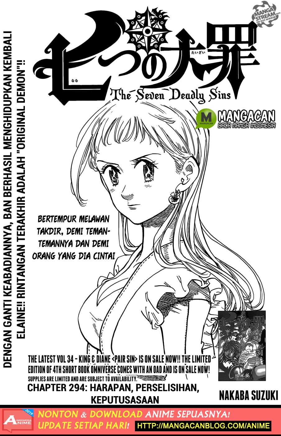 Baca Komik Nanatsu no Taizai Chapter 294 Gambar 1