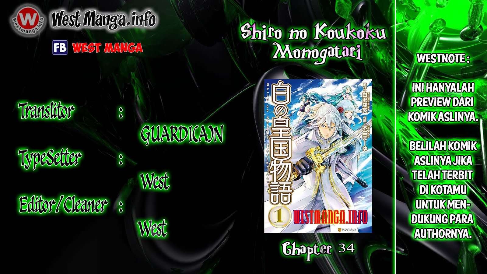 Baca Shiro no Koukoku Monogatari Chapter 34 Gambar 2