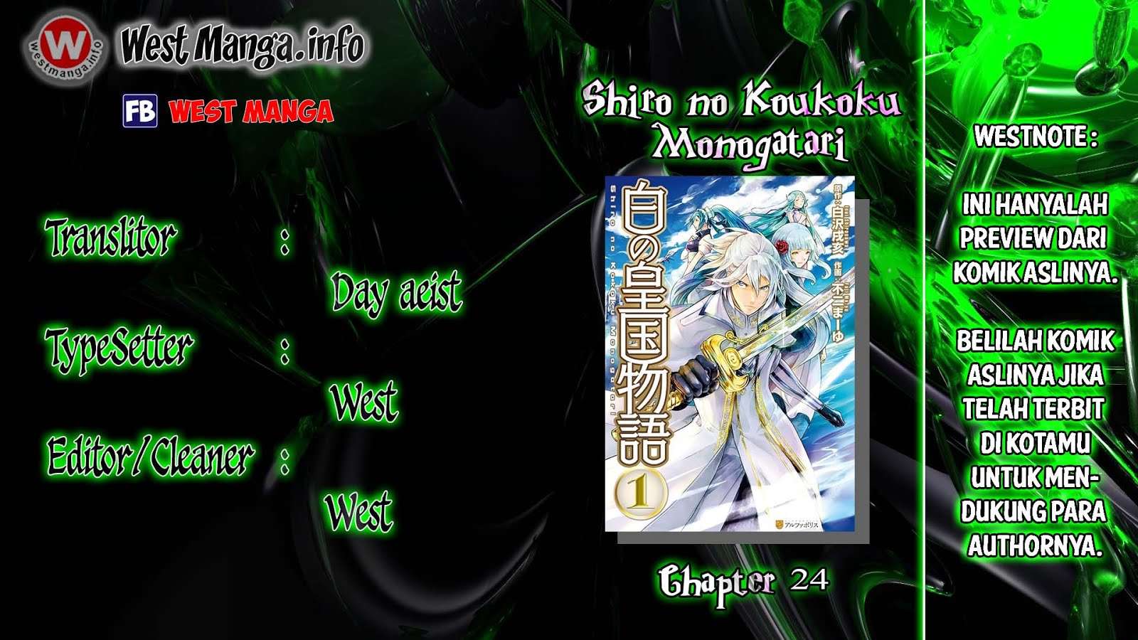 Baca Shiro no Koukoku Monogatari Chapter 24 Gambar 2
