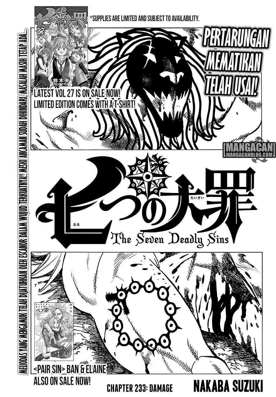 Baca Komik Nanatsu no Taizai Chapter 233 Gambar 1